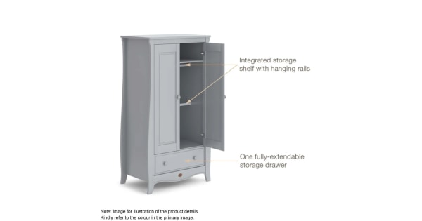Boori sleigh wardrobe clearance